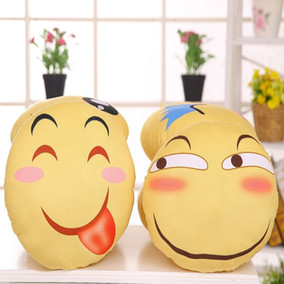 创意emoji滑稽抱枕 表情抱枕 害怕脸恶搞笑 装逼 神器 动漫周边