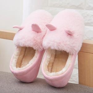 全包跟毛绒棉拖鞋月子鞋