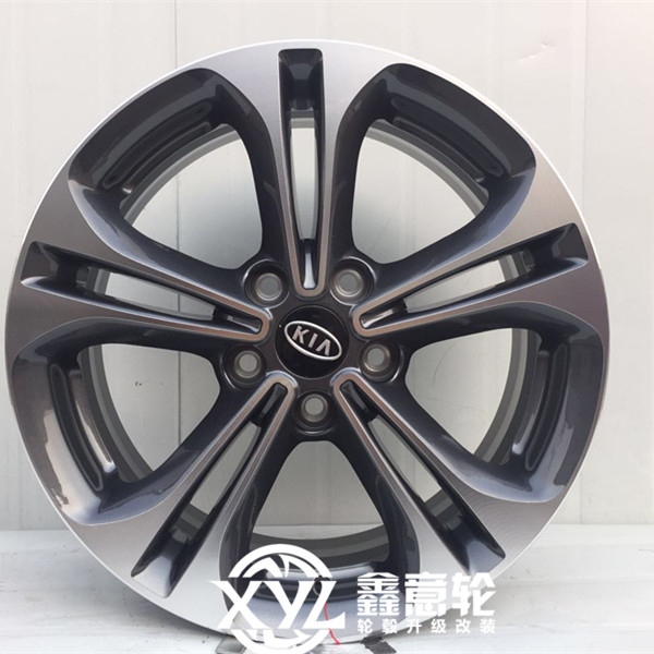 起亚k5/k3/x3/4狮跑智跑福瑞迪秀儿16/17/18寸轮毂战斧铝合金钢圈
