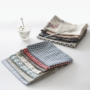 日式棉麻隔热盘子餐布