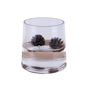 代简约玻璃花瓶透明水培富贵竹客厅百合鲜花插