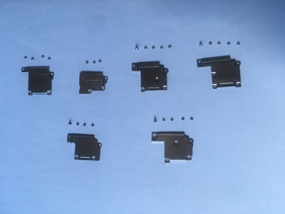 苹果6代5se屏幕排线固定铁零配件6plus6s内置卡扣铁片盖板 送螺丝
