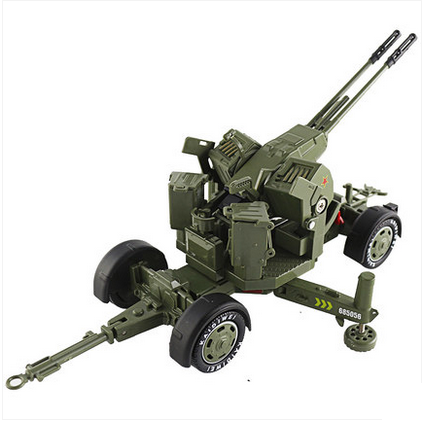 凯迪威1:35高射炮合金模型迫击炮坦克大炮军事防空导弹发射车玩具
