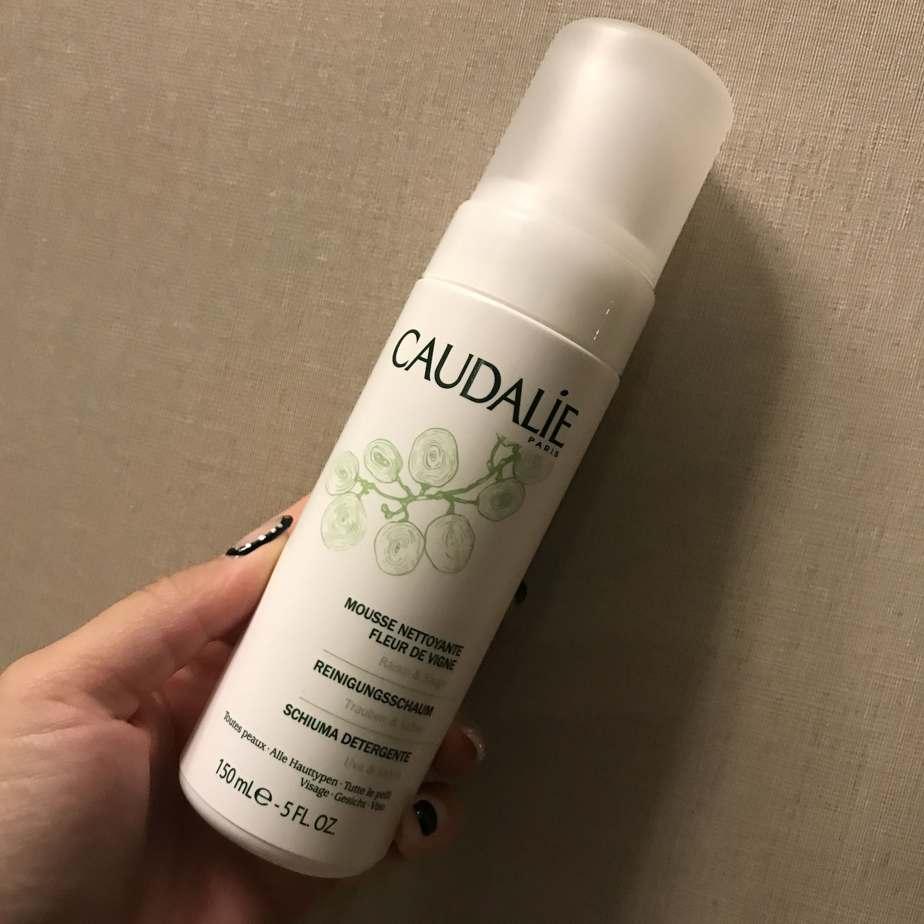 小俊香港代购 caudalie/欧缇丽速效洁面抗氧化泡沫洗面奶150ml