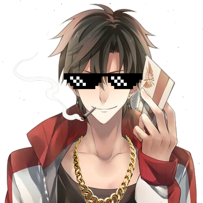 thug life墨镜打码像素墨镜抖音马赛克眼镜装逼