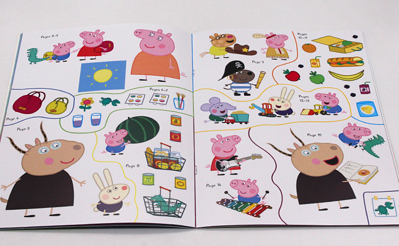 英文原版 peppa pig george"s first day at playgroup 粉红猪小妹