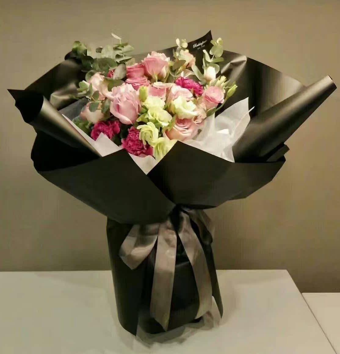 小清新文艺玫瑰花束生日爱情花束花盒全国鲜花速递南京同城送花
