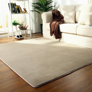 宜家简约加厚珊瑚绒地毯
