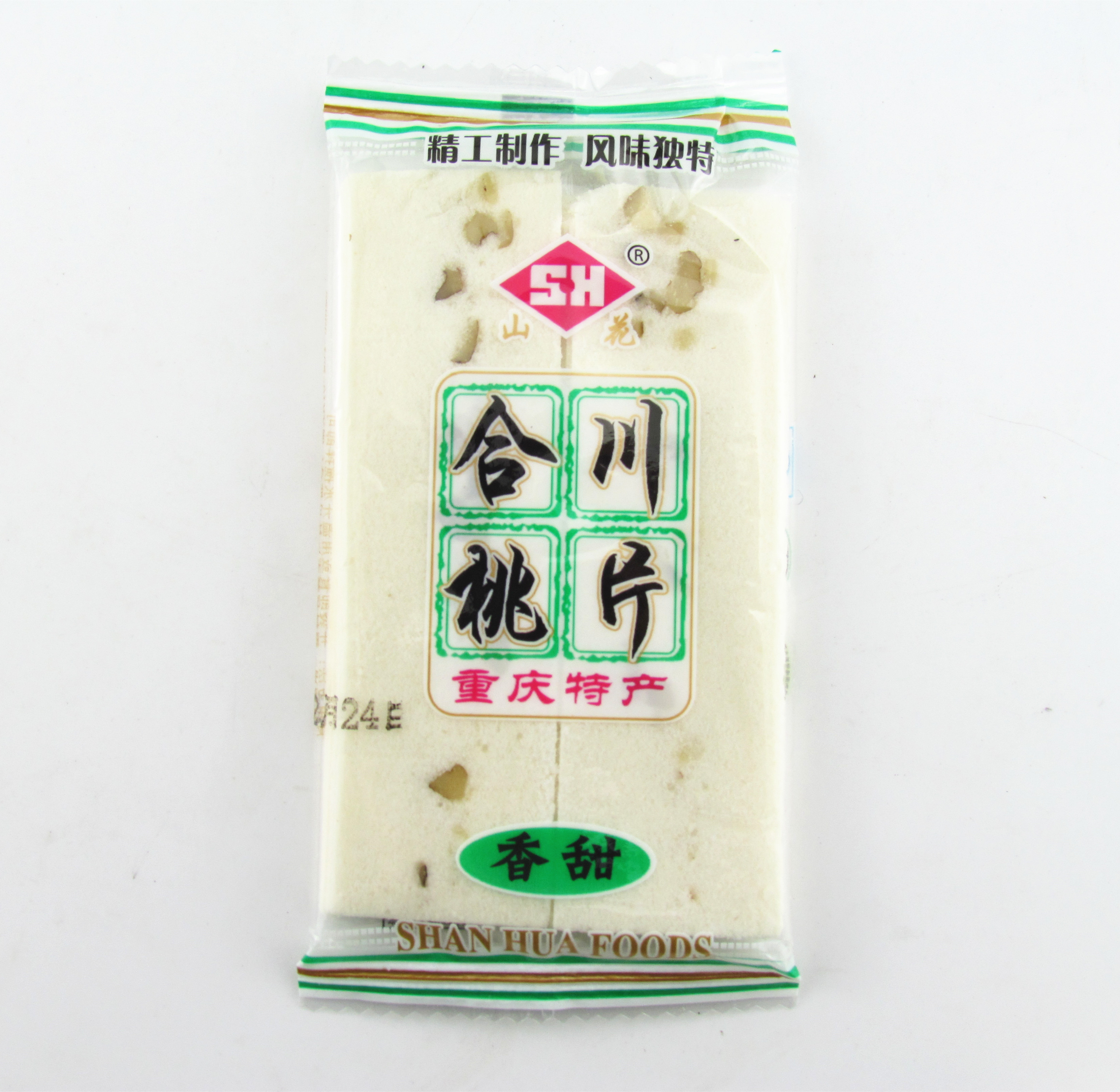 重庆特产山花牌合川桃片称重500克椒盐味/香甜味