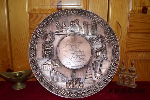热销西洋收藏品 伊拉克工艺品巴比伦历史古铜