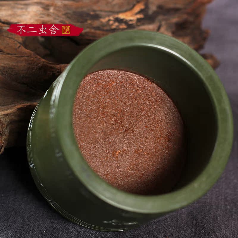 津陶坊张宗玉瓜皮绿直龙蛐蛐罐 蟋蟀罐 配罐 带罐