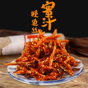 蜜汁香辣鳗鱼丝含罐240g