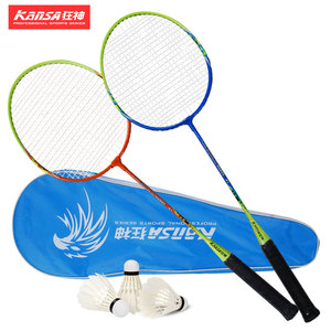 狂神羽毛球拍2支