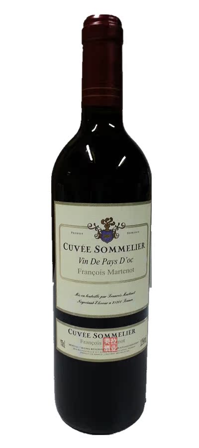 法国原瓶进口侍酒师干红甄选 cuvee sommelier 红酒6支整箱特惠