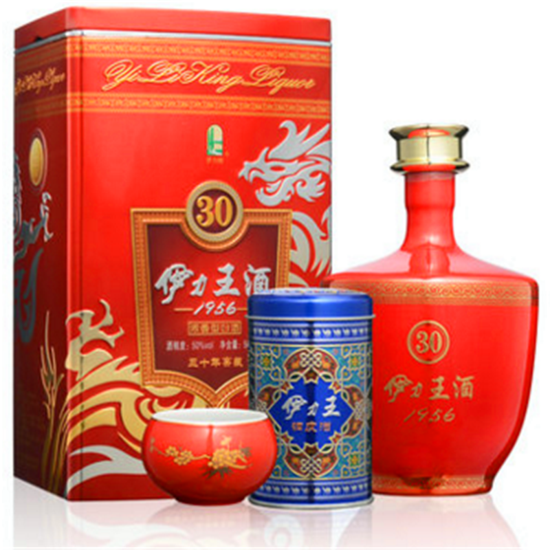 伊力王酒1956 50度红王500ml正品 包邮