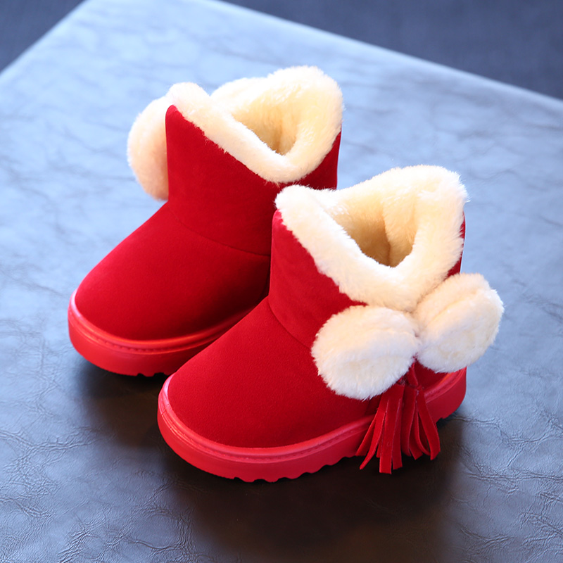 正品[童鞋雪地靴 女 冬]女童鞋冬款雪地靴评测 