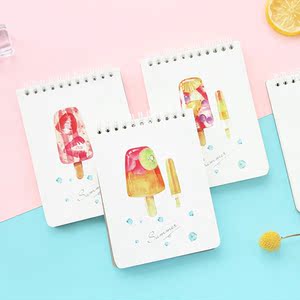 清新文艺螺旋线圈本A6记事本