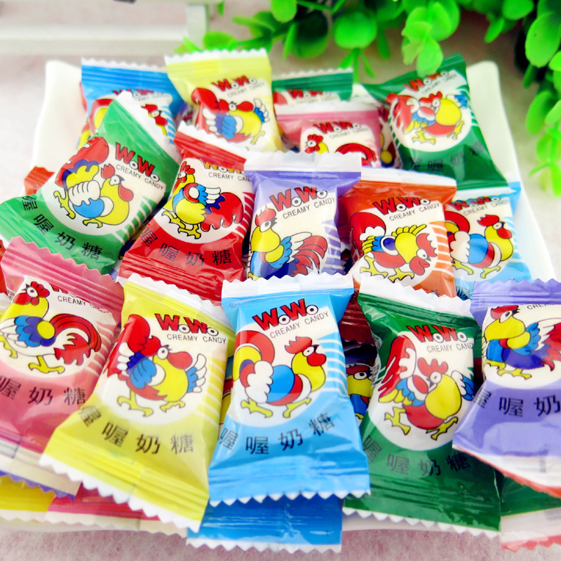 结婚喜糖婚庆批发正宗大公鸡喔喔奶糖 散装特价500g 80后零食糖果