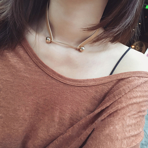 买2送1百搭金属圆环项链