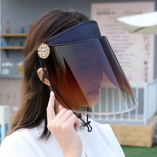 帽子空顶 夏季骑车遮阳帽夏天防紫外线女士太阳帽骑电动车防晒时尚