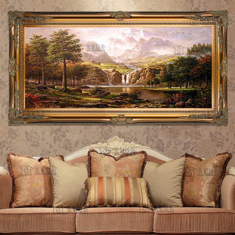 手工手绘油画古典山水欧式风景油画 装饰画客厅美式挂画有框DL861怎么样,饰家妙装旗舰店好吗, 宜购网"手工手绘油画古典山水欧式风景油画 装饰画客厅美式挂画有框DL861"由淘宝商家"饰家妙装旗舰店"提供,淘宝价1696.00元。宜购网通过严格筛选,为您提供优质、正品商品,商家已通过淘宝店铺实名认证并加入《消费者保障服务协议》,请放心购买。