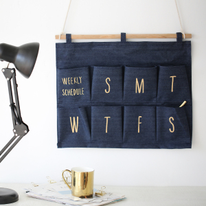 zakka棉麻收纳挂袋