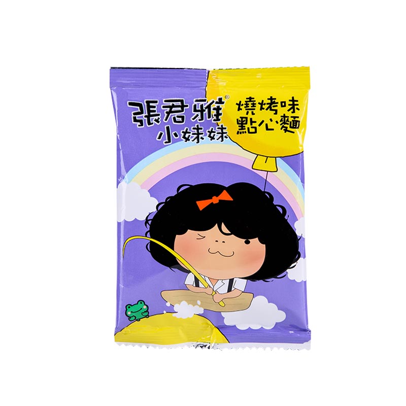 【天猫超市】台湾进口零食 张君雅小妹妹烧烤味bbq点心面22g*5包