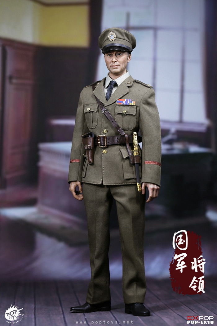 poptoys 亮剑 楚云飞1/6兵人 国军将领 楚云飞人偶 三