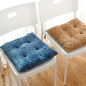 加厚毛绒坐垫椅垫