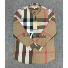 专柜正品折扣代购BURBERRY/博柏利女士经典格衬衫长袖修身职业装