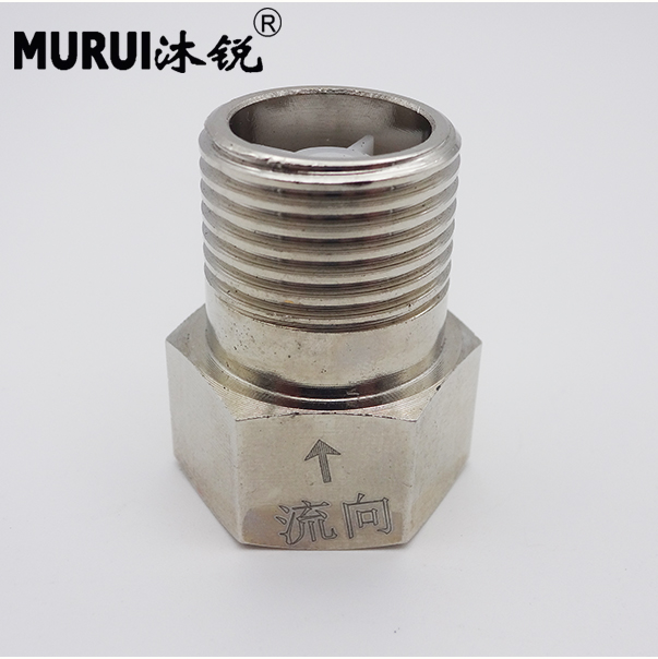 马桶止回阀4分逆止阀防洁厕液回流倒流接头水管热水器单向止回阀