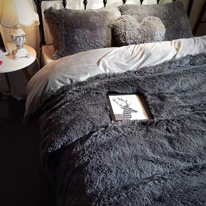 云貂绒加厚保暖四件套