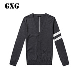 GXG男装 秋季热卖修身灰色针织衫韩版毛衫男#63230161