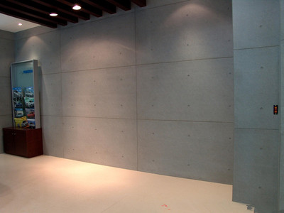 美岩水泥纤维板 清水混凝土装饰板 酒吧ktv办公室墙面loft风格