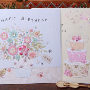 生日快乐贺卡 感恩节明信片 爱情贺卡 happy birthday card
