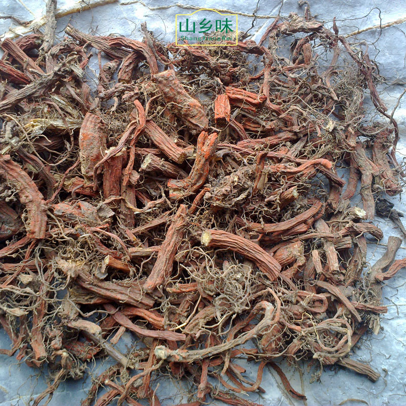 深山纯野生丹参 天然丹参茶 农家自挖自晒 无熏硫 250g