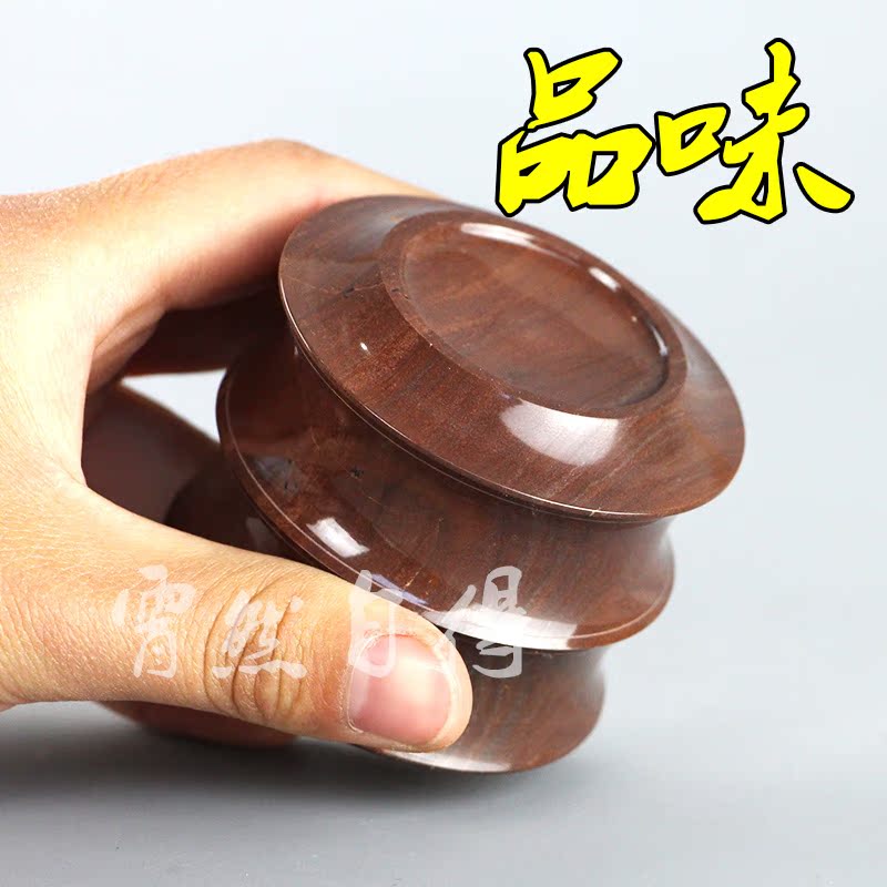 纯天然木鱼石小茶杯子功夫茶具茶碗木鱼石杯子正品无蜡 4个包邮