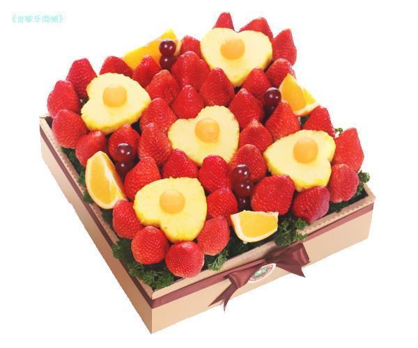 热销鲜果篮 端午节创意礼物新鲜水果花束花篮