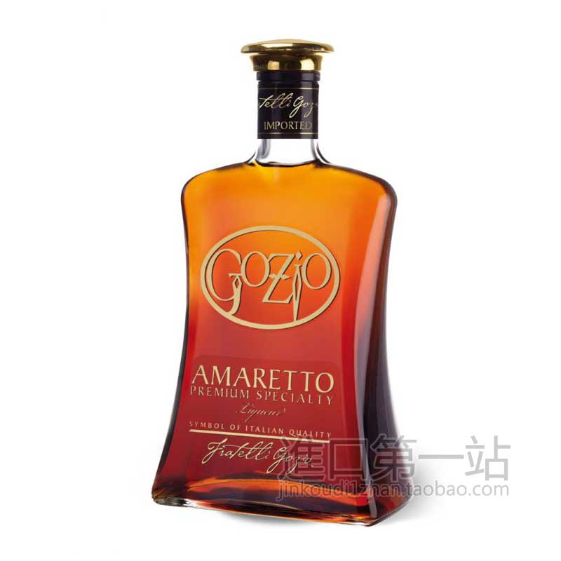 洋酒 意大利进口格奇意大利苦杏味利口酒 gozio amaretto liqueur