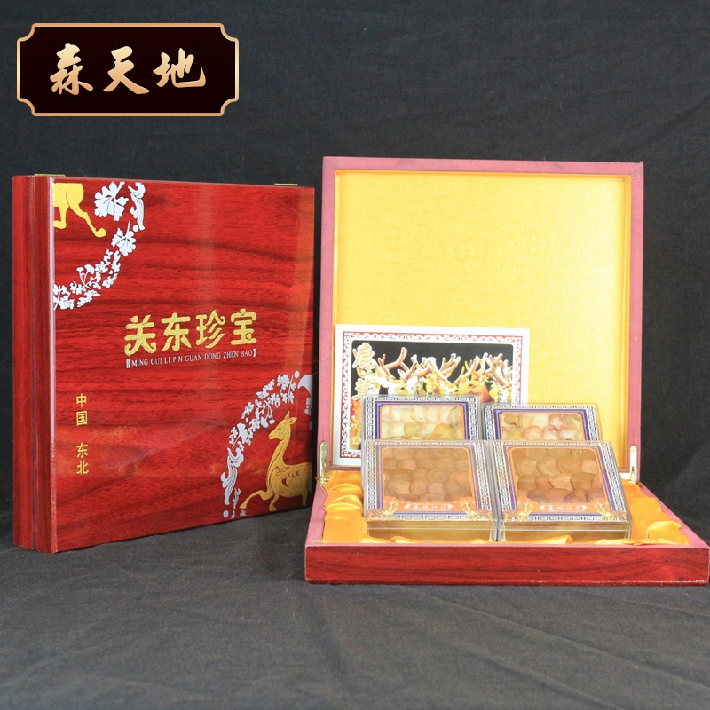 森天地 梅花鹿茸片鹿茸血片【鹿茸鹿鞭共40克】 正品鹿茸片礼盒