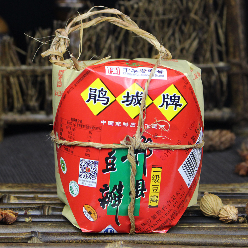 鹃城牌豆瓣酱 郫县豆瓣酱1000g 四川辣椒酱 川菜调料 四川特产