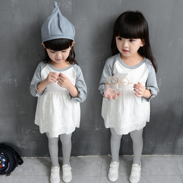 热销童装<em>裙子</em> <em>女童2015秋装</em> 棉质宝宝儿童新款