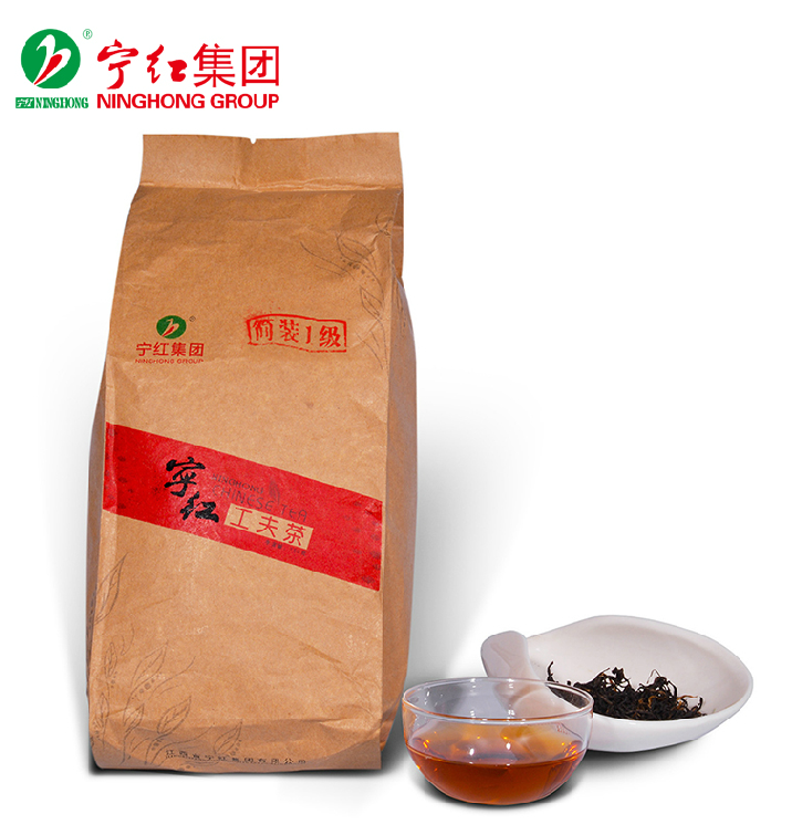 宁红茶牛皮纸袋简装 一级工夫红茶茶叶 功夫春茶250g