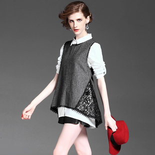 莫奈欧洲站<em>2015秋装新款女装</em>欧美高端时尚衬