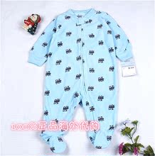 现货carter s 卡特正品 秋冬新款童装珊瑚绒连体衣哈衣爬服男宝