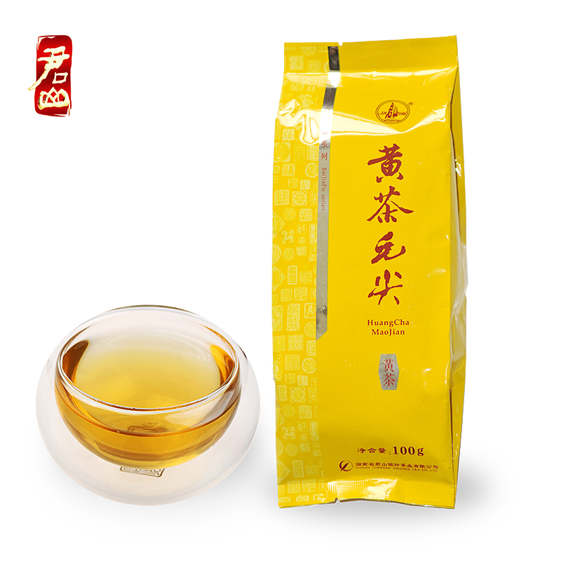 君山黄茶毛尖 湖南特产茗茶 茶叶毛尖100g袋装