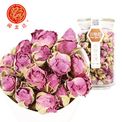 118g南疆特产玫瑰花茶闽龙达冲饮花草茶新疆和田玫瑰花