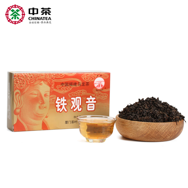 中茶 福建乌龙茶 AT200 盒装 铁观音 125g