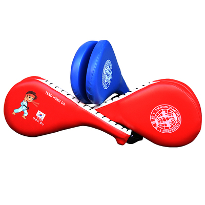 成人儿童跆拳道脚靶训练道靶双叶鸡腿靶散打拳