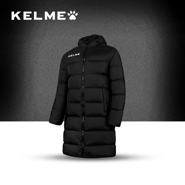 正品运动羽绒服 KELME 中长款 保暖运动外套